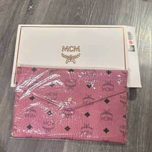 MCM Pink Clutch Bag